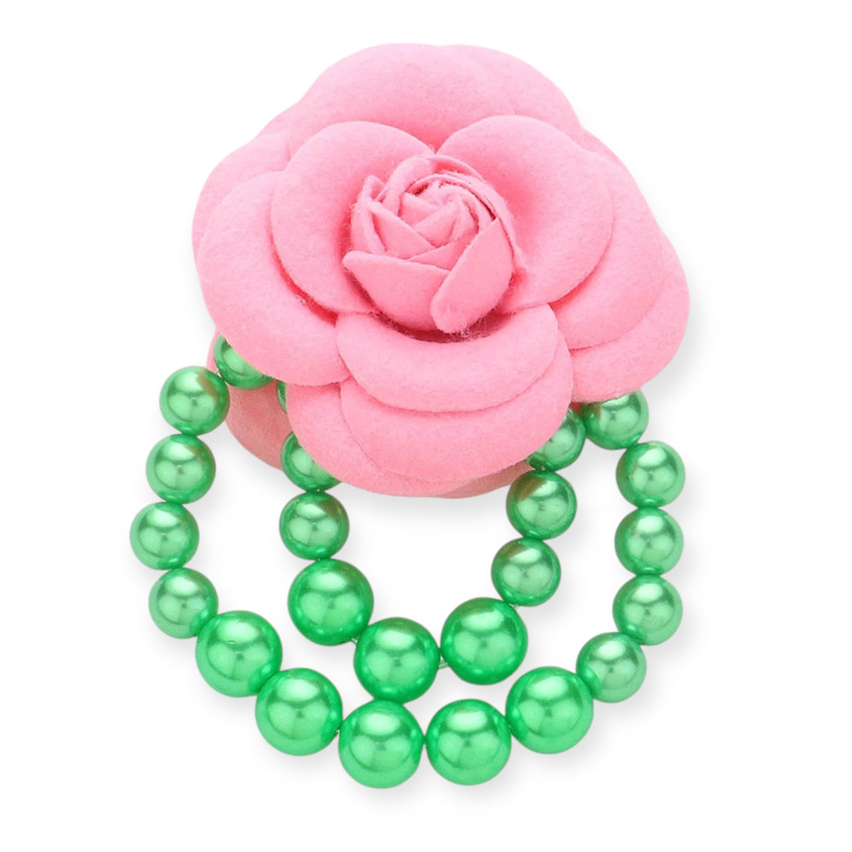 AKA Pink and Green Rose Brooch – Xquisite Stylz
