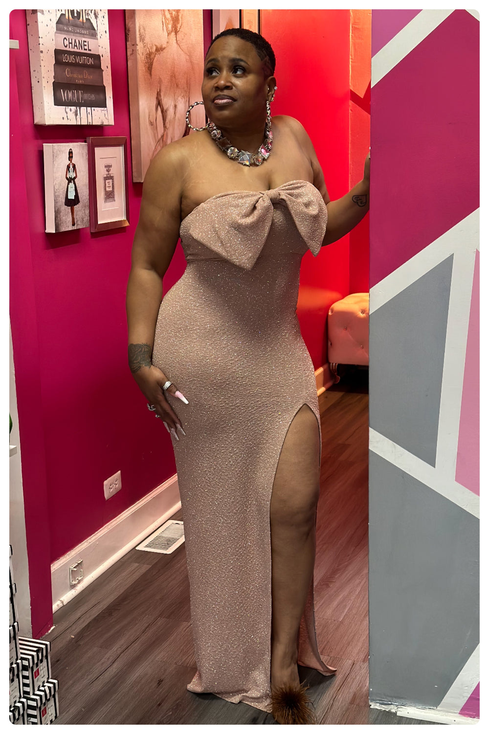 The Angel Bow Dress