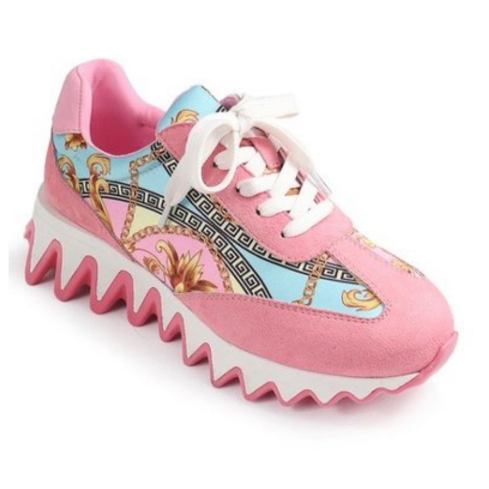 Pink Zig Zag Gyymshoe